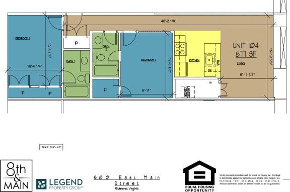 Floor Plan  8th and Main 104