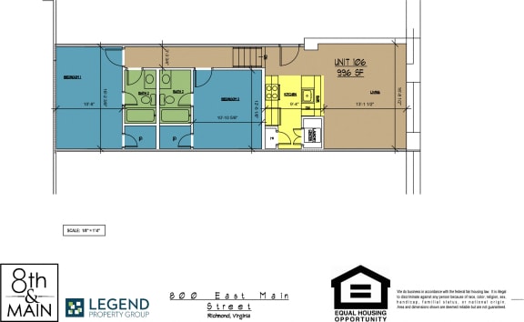 Floor Plan  8th and Main 106