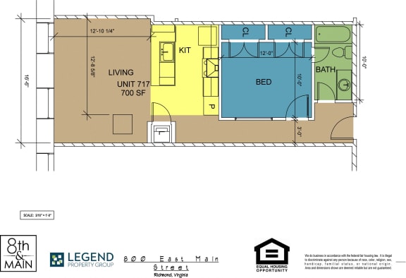 Floor Plan  8th and Main 717