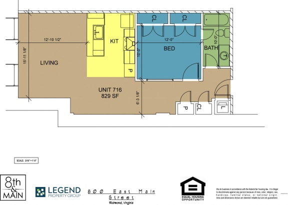 Floor Plan  8th and Main 716