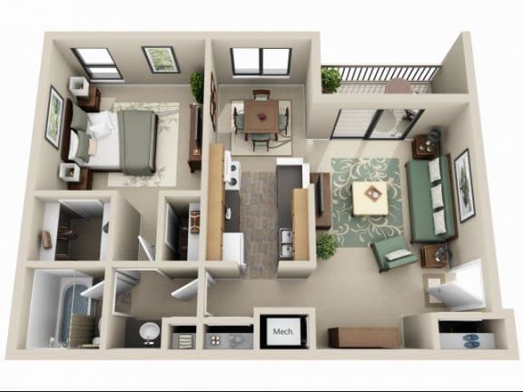 Floor Plan  Hazelnut
