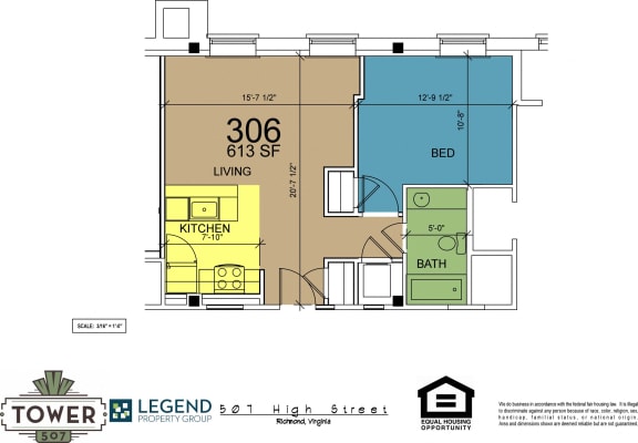 Floor Plan  Tower 507 - Unit 306