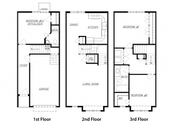 Floor Plan  Townhouse Floor Plan Diagram