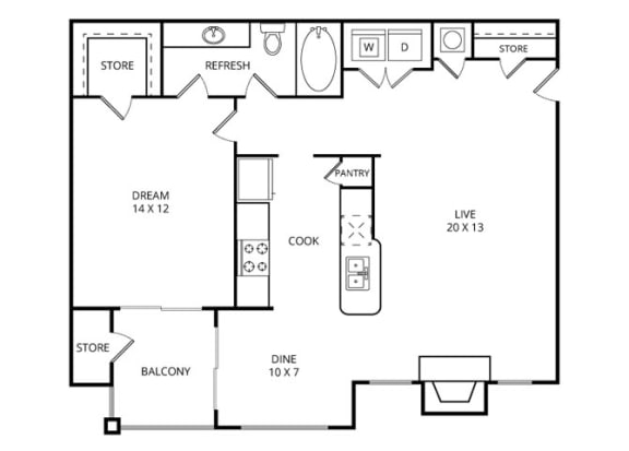 Floor Plan  at Vista Springs, Lewisville, Texas