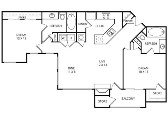 Floor Plan  at Vista Springs, Texas