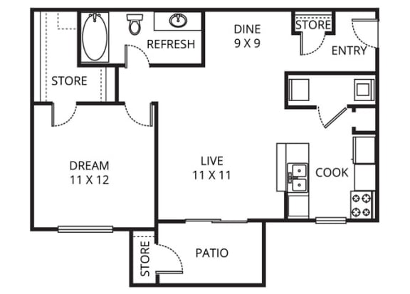 Floor Plan  The Davinci Floor Plan at Prestonwood Hills, Plano, Texas