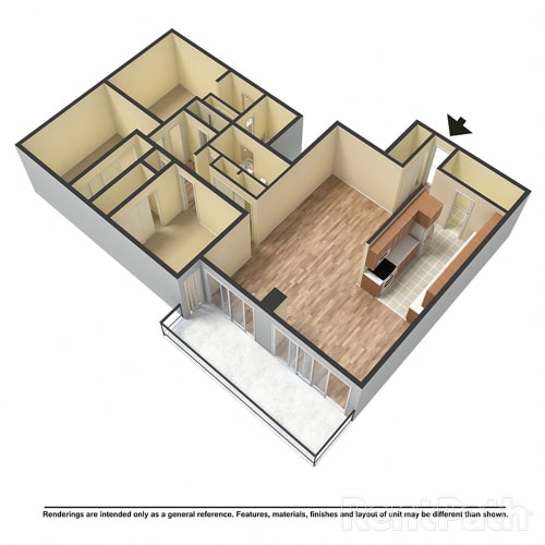 Floor Plan  3 Bed 2.5 Bath