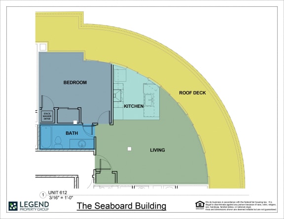 Floor Plan  The Seaboard Building Unit # 612