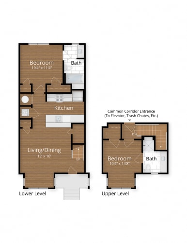Floor Plan  Duplex Plan at 1600 Pennsylvania Avenue SE, Washington, 20003