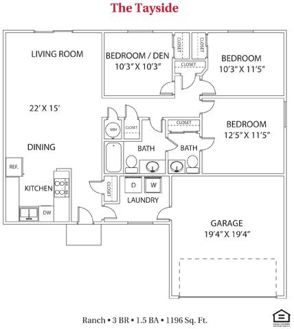 Floor Plan  The Tayside
