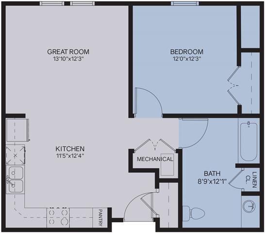 Floor Plan  1B