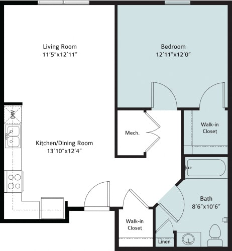 Floor Plan  1B
