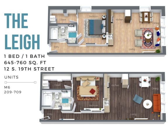 Floor Plan  The Leigh (Overview-City Side)