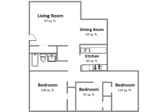 Floor Plan  3 Bedroom