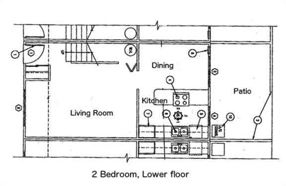 Floor Plan  2 Bedroom Lower level
