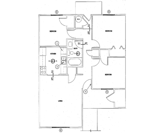 Floor Plan  3 Bedroom
