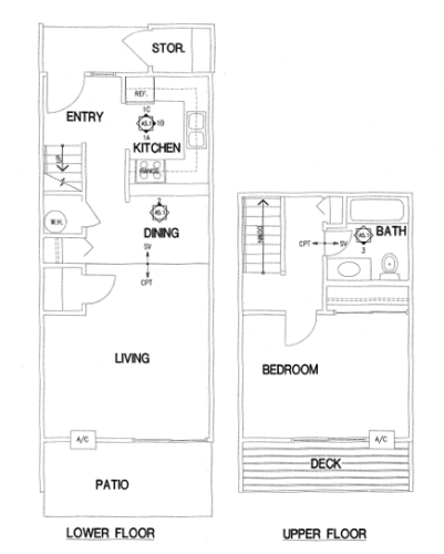 Floor Plan  One Bedroom
