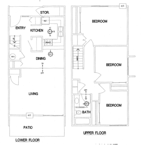 Floor Plan  Three Bedroom