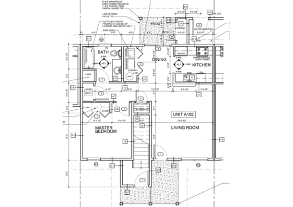Floor Plan  1 bedroom units