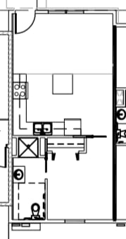 Floor Plan  One Bedroom
