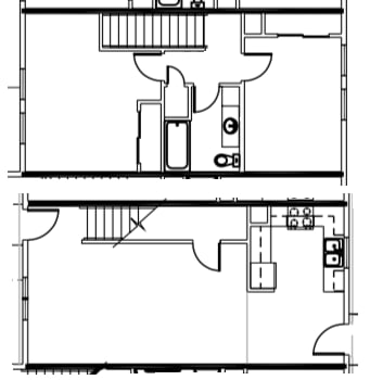 Floor Plan  Two Bedroom
