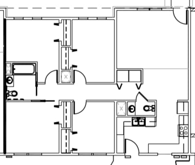Floor Plan  Four Bedroom