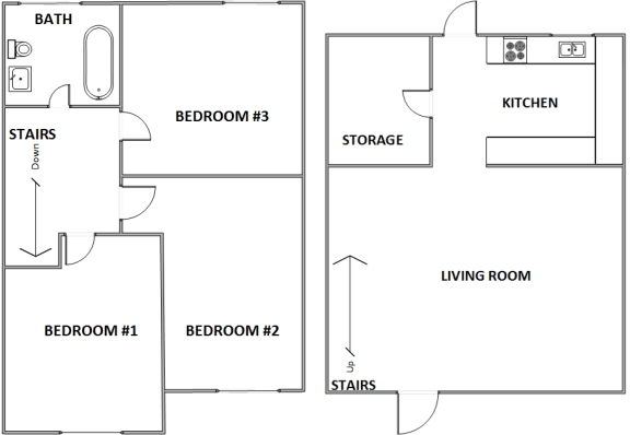 Floor Plan  Three Bedroom