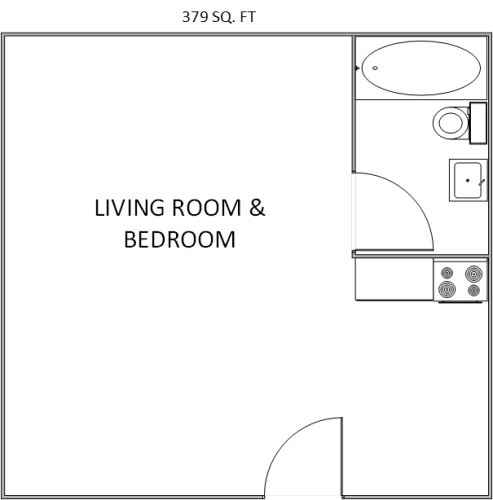Floor Plan  Efficiency Antelope Creek