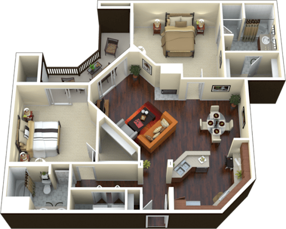 Floor Plan  B3 - Perseus