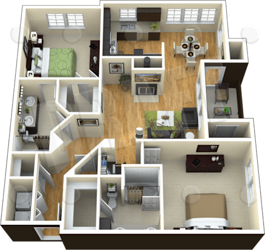 Floor Plan  B3A - Proteus II