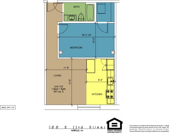 Floor Plan  The Brightleaf Building 123