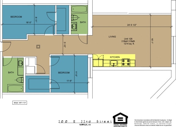 Floor Plan  The Brightleaf Building 126