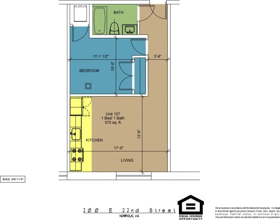 Floor Plan  The Brightleaf Building 127