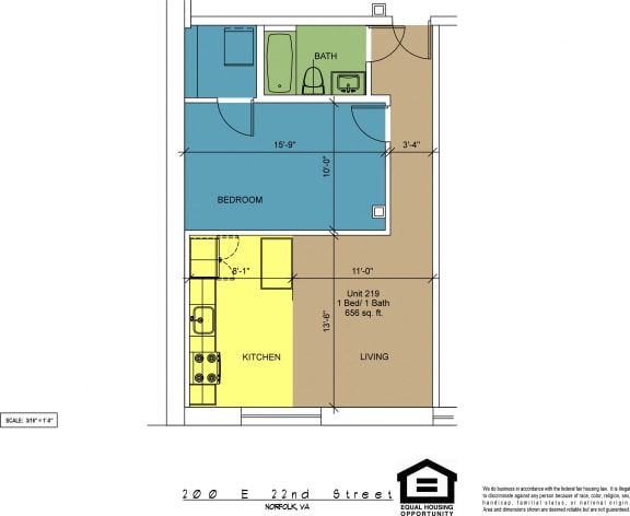 Floor Plan  The Brightleaf Building 219