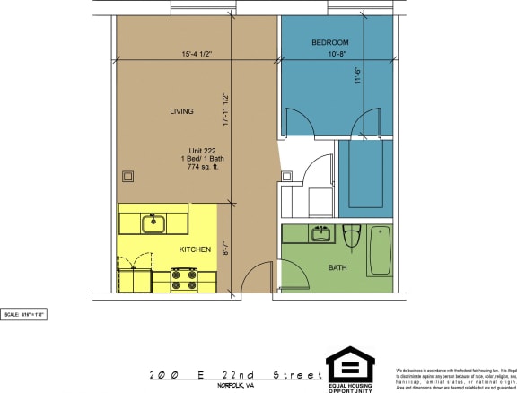 Floor Plan  The Brightleaf Building 222