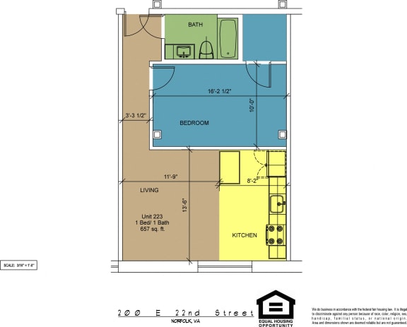 Floor Plan  The Brightleaf Building 223