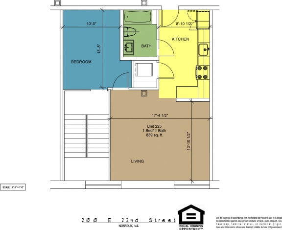 Floor Plan  The Brightleaf Building 225