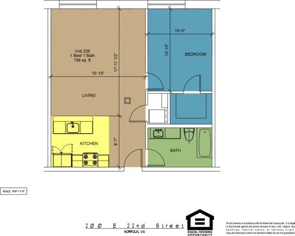 Floor Plan  The Brightleaf Building 226