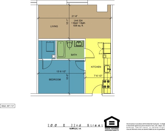 Floor Plan  The Brightleaf Building 324