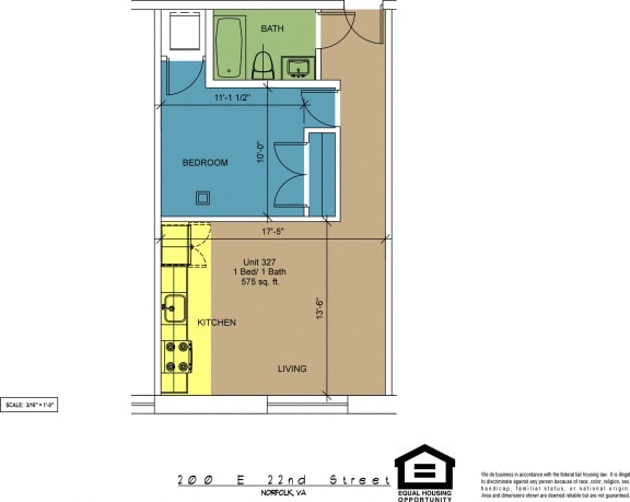 Floor Plan  The Brightleaf Building 327