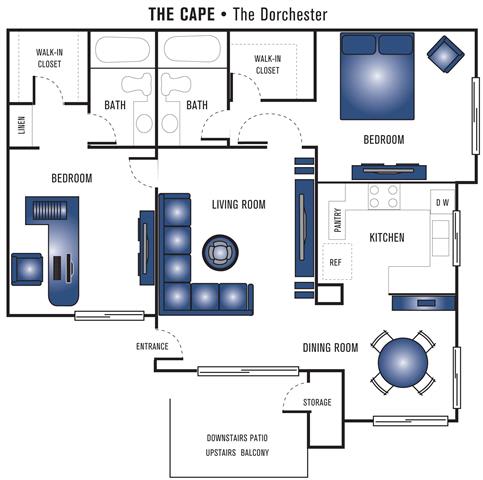 Floor Plan  The Dorchester