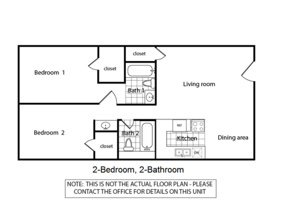 Floor Plan  2 Bedroom