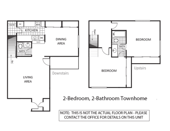 Floor Plan  2BdTwnhse