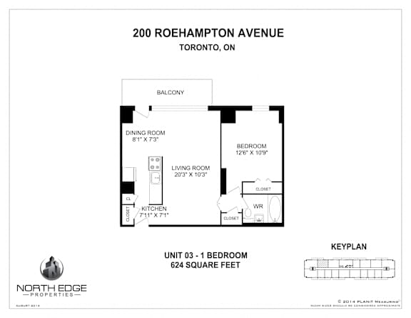 Floor Plan  1 Bedroom