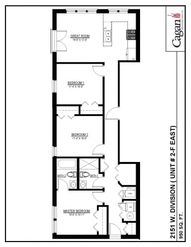 Floor Plan  Three Bedroom