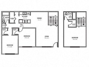 Floor Plan  3 BR