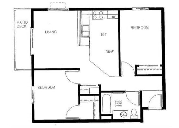 Floor Plan  three bedroom floor plan Vintage At Bend 611 NE Bellevue Drive  Bend, OR 97701