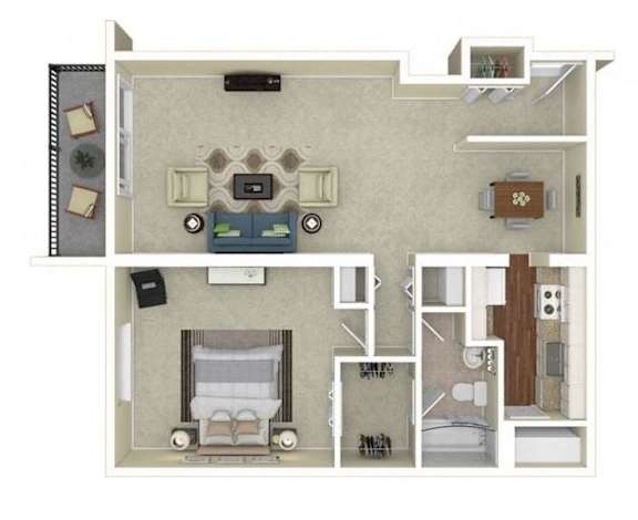 Floor Plan  1DEN