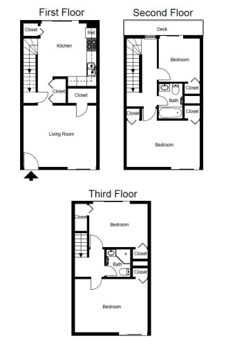 Floor Plan  Four-Bedroom