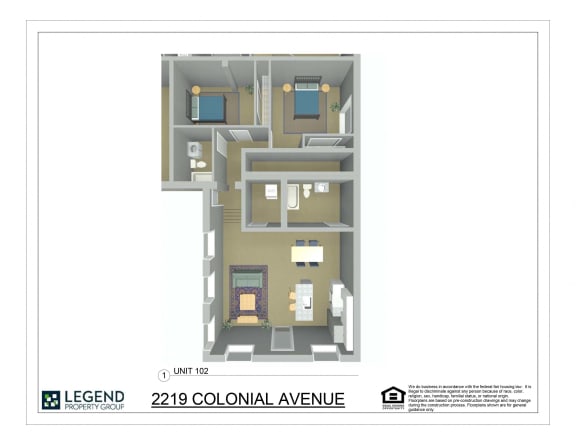 Floor Plan  Linde Lofts  102